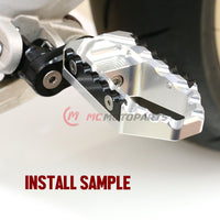 Fits Yamaha YZF R6 R3 R1 R25 25mm extension Rear TRC Touring Wide Foot Pegs