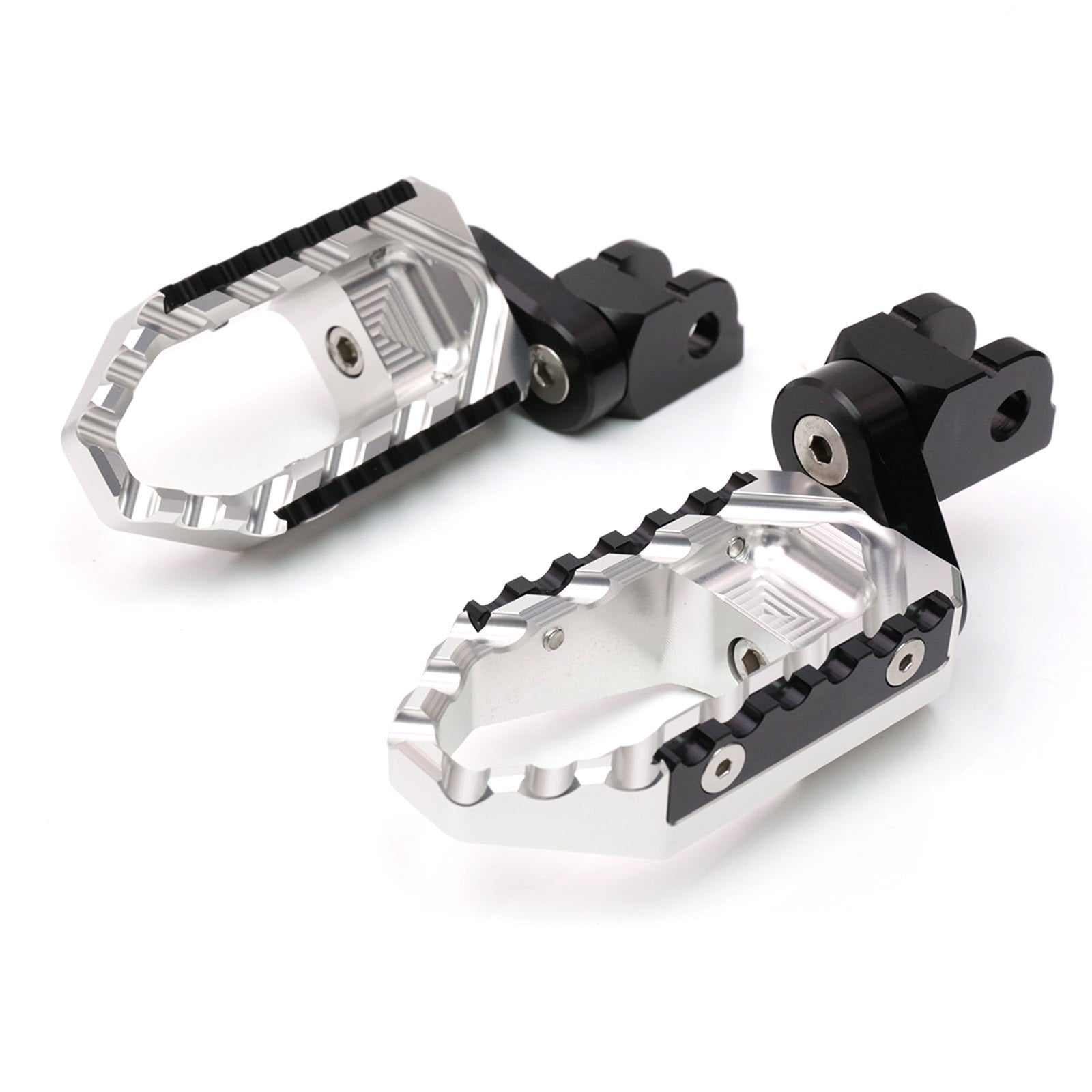 Fits Yamaha XMAX TMAX 530 25mm extension Rear TRC Touring Wide Foot Pegs