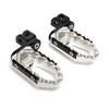 Fits Aprilia Dorsoduro 750 900 Tuono V4R 40mm extension Rear TRC Touring Wide Foot Pegs