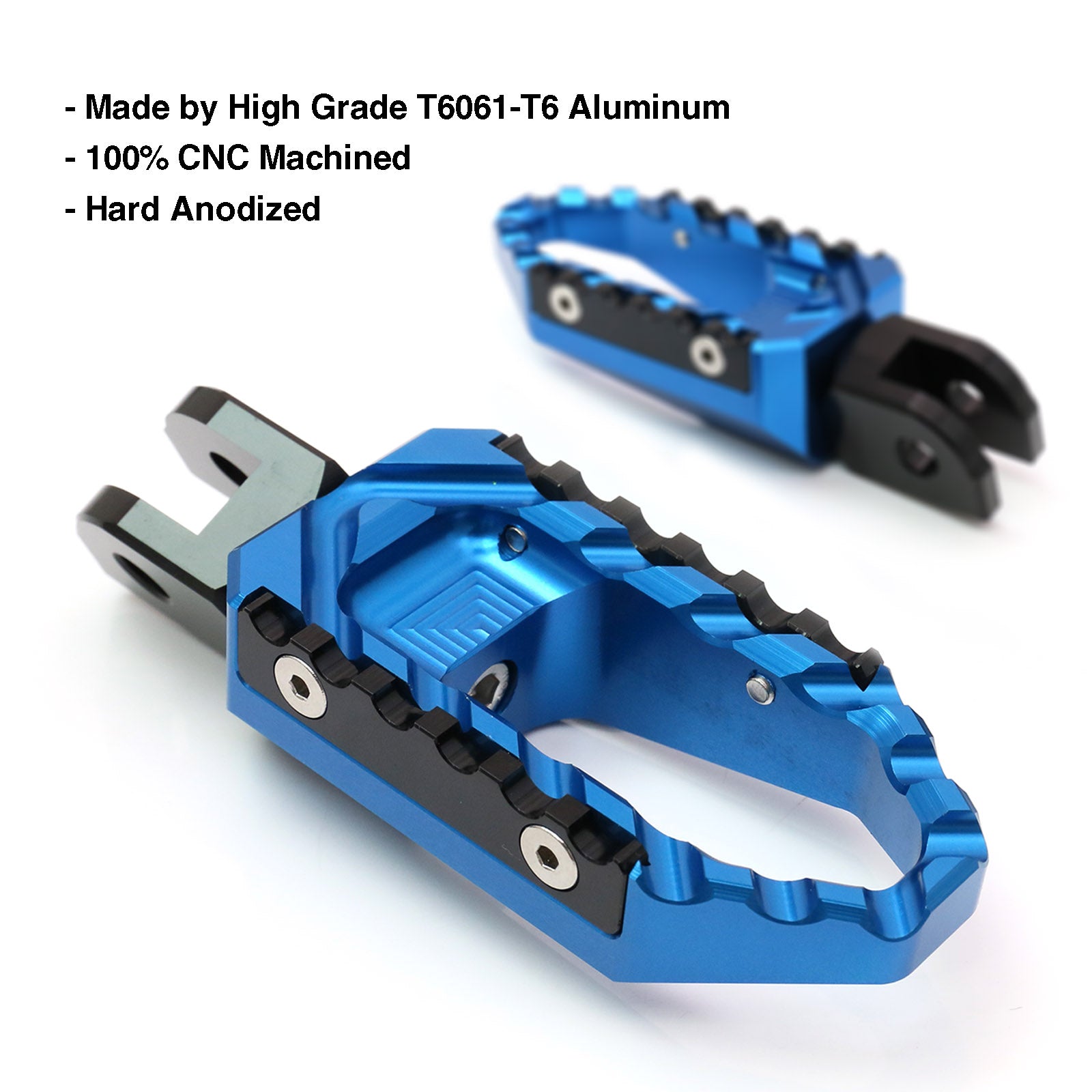 Fits Ducati Hypermotard 821 Multistrada Icon Rear TRC Touring Wide Foot Pegs
