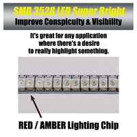 12cm LED Turn Signal & Tail Brake Light Strips - MC Motoparts
