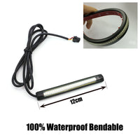 12cm LED Turn Signal & Tail Brake Light Strips - MC Motoparts