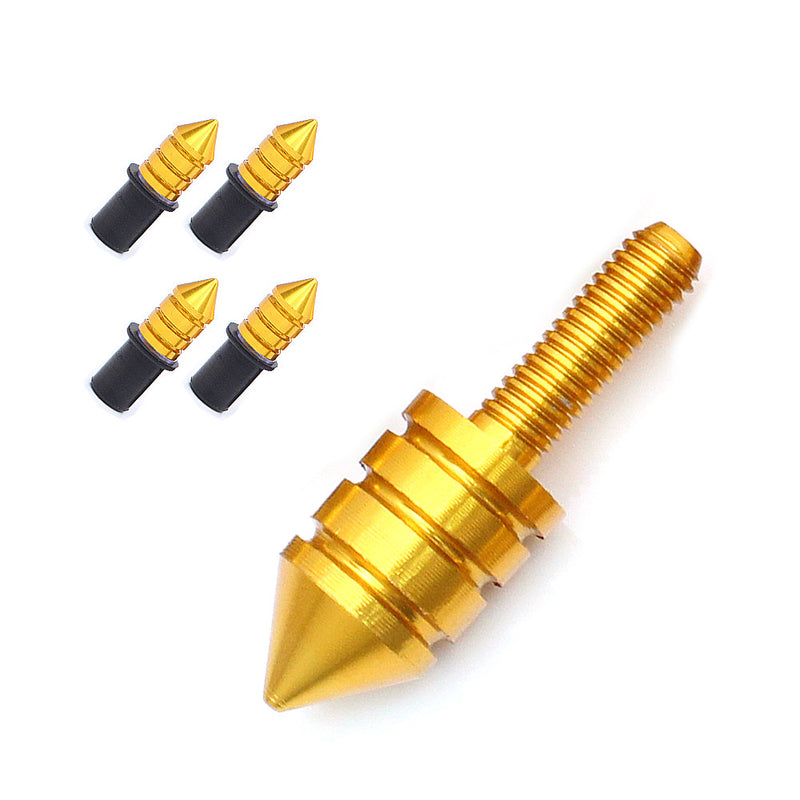 APEX 4 Pcs CNC Spike Windshield Bolts - MC Motoparts