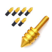 APEX 6 Pcs CNC Spike Windshield Bolts - MC Motoparts