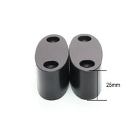 Fit Honda CB1300S CBF1000S CBF600S Motorcycle Black Delrin Mirror Extender and Riser - MC Motoparts