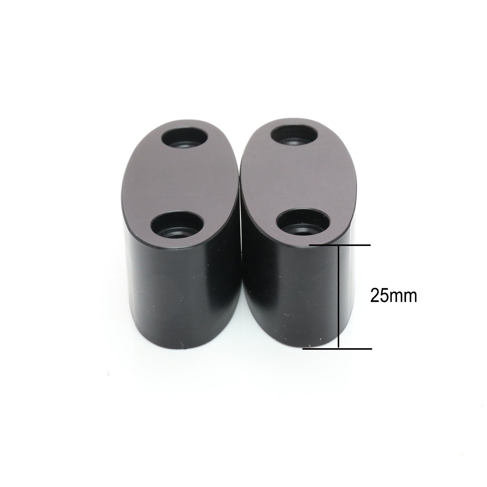 Fit Honda CB1300S CBF1000S CBF600S Motorcycle Black Delrin Mirror Extender and Riser - MC Motoparts