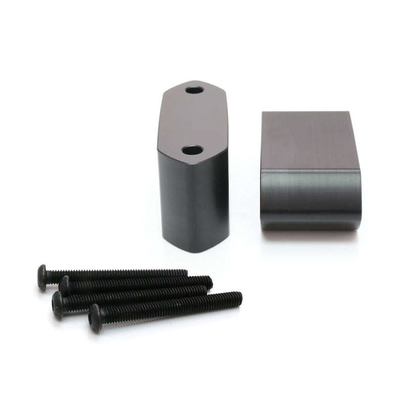 Fit Kawasaki Ninja 300R EX 300 2013- 2017 Motorcycle Black Delrin Mirror Extender and Riser - MC Motoparts