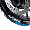 Fit Kawasaki Ninja H2 H2R Logo GP 17 inch Rim Wheel Stickers Racing Check