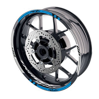 Fit Yamaha Tracer 900 FJ-09 Logo Moto GP Check 17 inch Wheel Rim Sticker - MC Motoparts