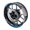 Fit Kawasaki Vulcan S 650 EN650 Logo Moto GP Check 17 inch Wheel Rim Sticker - MC Motoparts