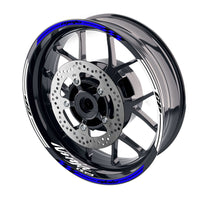 Fit Kawasaki Ninja H2 H2R Logo Moto GP Check 17 inch Wheel Rim Sticker - MC Motoparts
