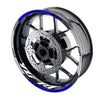 Fit Yamaha YZF R1 98-18 Logo Moto GP Check 17 inch Wheel Rim Sticker - MC Motoparts