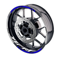 Fit Yamaha YZF R1 98-18 Logo Moto GP Check 17 inch Wheel Rim Sticker - MC Motoparts