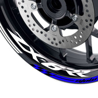 Fit Kawasaki ZX6RR Ninja ZX600 Logo GP 17 inch Rim Wheel Stickers Racing Check