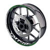 Fit Yamaha MT-10 Logo Moto GP Check 17 inch Wheel Rim Sticker - MC Motoparts