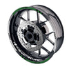 Fit Kawasaki Ninja 300R EX300 Logo Moto GP Check 17 inch Wheel Rim Sticker - MC Motoparts