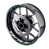 Fit Yamaha YZF R3 Logo Moto GP Check 17 inch Wheel Rim Sticker - MC Motoparts