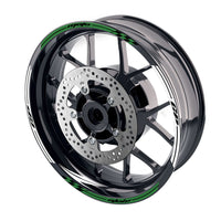 Fit Kawasaki Z750 Z800 Logo Moto GP Check 17 inch Wheel Rim Sticker - MC Motoparts