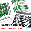 Fit Honda CBR1000RR 19-21 Logo Moto GP Check 17 inch Wheel Rim Sticker - MC Motoparts