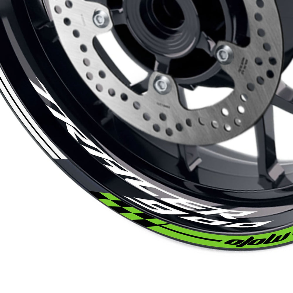 Fit Yamaha Tracer 900 FJ-09 Logo GP 17 inch Rim Wheel Stickers Racing Check