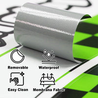 Fit Yamaha YZF R1 19-20 Logo Moto GP Check 17 inch Wheel Rim Sticker - MC Motoparts