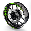 Fit Honda CB500X Logo Moto GP Check 17 inch Wheel Rim Sticker - MC Motoparts