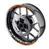 Fit Honda CB500X Logo Moto GP Check 17 inch Wheel Rim Sticker - MC Motoparts