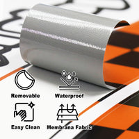 Fit Honda CB500X Logo Moto GP Check 17 inch Wheel Rim Sticker - MC Motoparts