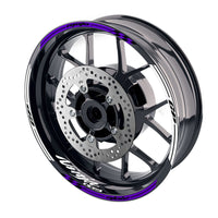 Fit Kawasaki Ninja H2 H2R Logo Moto GP Check 17 inch Wheel Rim Sticker - MC Motoparts