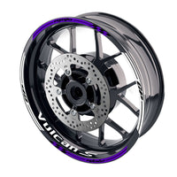 Fit Kawasaki Vulcan S 650 EN650 Logo Moto GP Check 17 inch Wheel Rim Sticker - MC Motoparts
