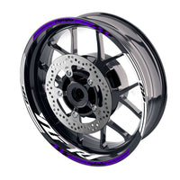 Fit Yamaha YZF R1 98-18 Logo Moto GP Check 17 inch Wheel Rim Sticker - MC Motoparts