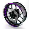 Fit Honda CBR1000RR 19-21 Logo Moto GP Check 17 inch Wheel Rim Sticker - MC Motoparts