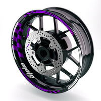 Fit Honda CBR1000RR 19-21 Logo Moto GP Check 17 inch Wheel Rim Sticker - MC Motoparts