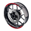 Fit Kawasaki Ninja 300R EX300 Logo Moto GP Check 17 inch Wheel Rim Sticker - MC Motoparts