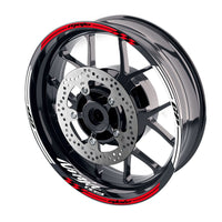 Fit Kawasaki Ninja H2 H2R Logo Moto GP Check 17 inch Wheel Rim Sticker - MC Motoparts