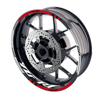 Fit Yamaha YZF R1 98-18 Logo Moto GP Check 17 inch Wheel Rim Sticker - MC Motoparts