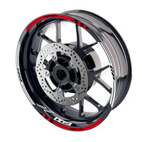 Fit Kawasaki Z H2 Logo Moto GP Check 17 inch Wheel Rim Sticker - MC Motoparts