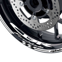 Fit Honda CBR1000RR Logo GP 17 inch Rim Wheel Stickers Racing Check