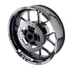 Fit Yamaha XSR 700 900 Logo Moto GP Check 17 inch Wheel Rim Sticker - MC Motoparts