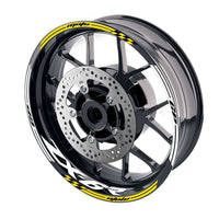 Fit Kawasaki ZX6R Ninja ZX636 Logo Moto GP Check 17 inch Wheel Rim Sticker - MC Motoparts