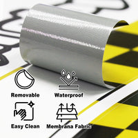 Fit Yamaha YZF R3 Logo Moto GP Check 17 inch Wheel Rim Sticker - MC Motoparts