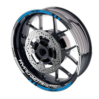 Fit Ducati Hypermotard 950 Logo Moto GP Stripe 17 inch Wheel Rim Sticker - MC Motoparts