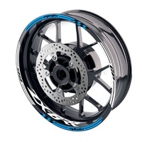 Fit Kawasaki ZX6RR Ninja ZX600 Logo Moto GP Stripe 17 inch Wheel Rim Sticker - MC Motoparts