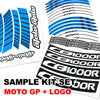 Fit Honda CB500X Logo Moto GP Stripe 17'' Wheel Rim Sticker - MC Motoparts