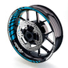 Fit Yamaha MT-10 Logo Moto GP Stripe 17 inch Wheel Rim Sticker - MC Motoparts
