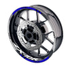 Fit Kawasaki ZX10R Ninja Logo Moto GP Stripe 17 inch Wheel Rim Sticker - MC Motoparts