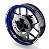 Fit Kawasaki Z750 Z800 Logo Moto GP Stripe 17 inch Wheel Rim Sticker - MC Motoparts