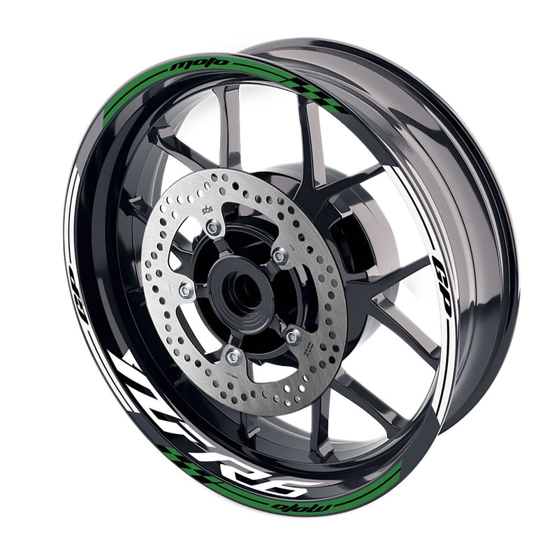 Fit Yamaha YZF R6 19-20 Logo Moto GP Stripe 17 inch Wheel Rim Sticker - MC Motoparts