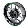 Fit Kawasaki Z1000 Logo Moto GP Stripe 17 inch Wheel Rim Sticker - MC Motoparts