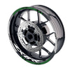 Fit Kawasaki ZX6RR Ninja ZX600 Logo Moto GP Stripe 17 inch Wheel Rim Sticker - MC Motoparts